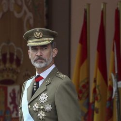 El Rey Felipe en el desfile del Día de la Hispanidad 2018