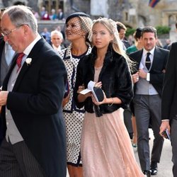 Kate Moss y Lila Grace en la boda de Eugenia de York y Jack Brooksbank