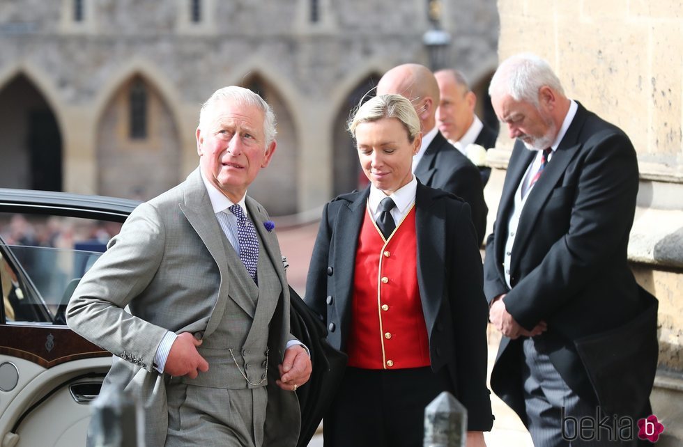 El Príncipe Carlos en la boda de Eugenia de York y Jack Brooksbank