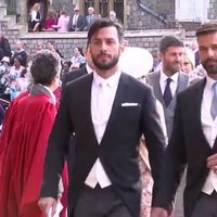 Ricky Martin y Jwan Yosef en la boda de Eugenia de York y Jack Brooksbank