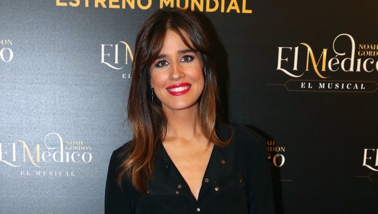 Isabel Jiménez en el estreno del musical de 'El médico' en Madrid