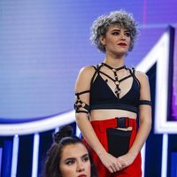 Alba Reche durante la valoración del jurado en la Gala 4 de 'OT 2018'