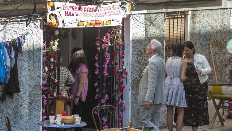 Richard Gere durante el rodaje de 'MotherFatherSon' en Sevilla