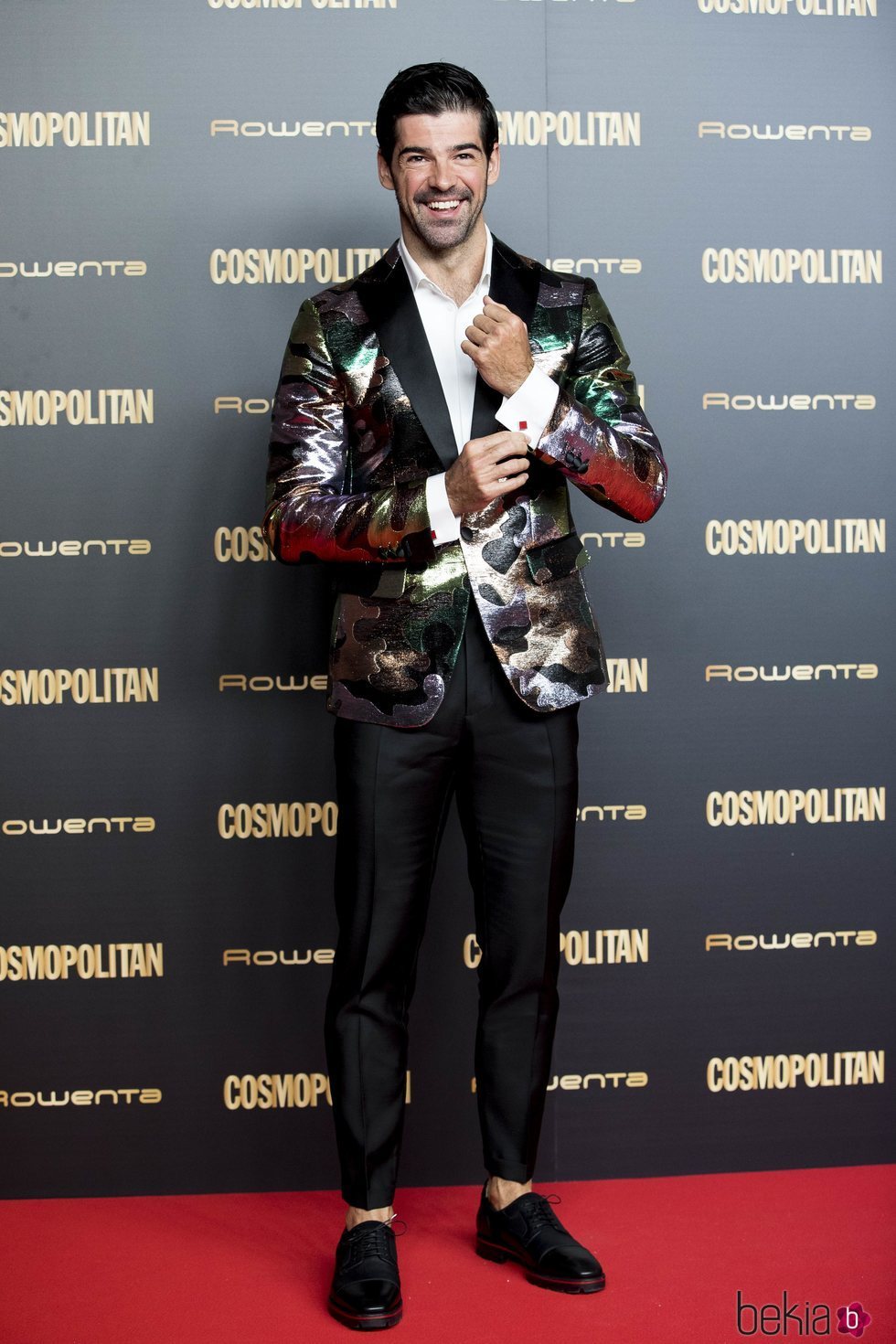 Miguel Ángel Muñoz en el photocall de los Premios Cosmopolitan 2018