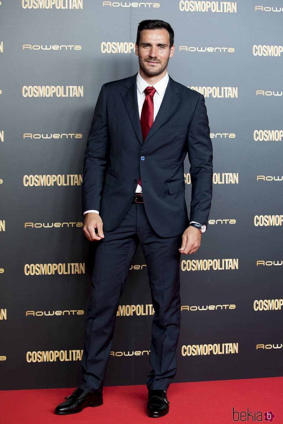 Saúl Craviotto en el photocall de los Premios Cosmopolitan 2018