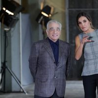La Reina Letizia y Martin Scorsese en Oviedo