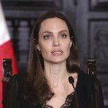 Angelina Jolie en Perú para ayudar a los refugiados venezolanos