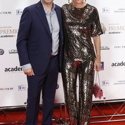 Pepe Rodríguez y Samantha Vallejo en los Premios Iris 2018