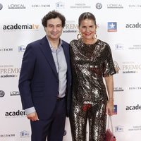 Pepe Rodríguez y Samantha Vallejo en los Premios Iris 2018