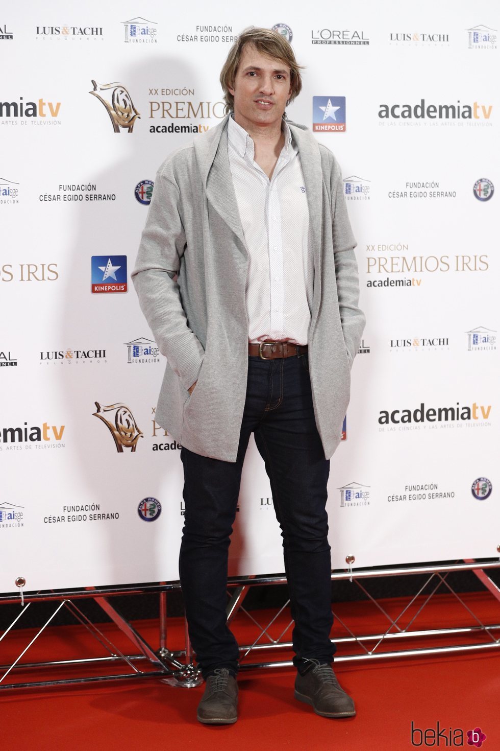 Ismael Beiro en los Premios Iris 2018