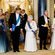 Guillermo Alejandro y Máxima de Holanda con la Reina Isabel, el Príncipe Carlos y Camilla Parker en una cena de Estado en Buckingham Palace