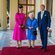 Guillermo Alejandro y Máxima de Holanda con la Reina Isabel en el Palacio de Buckingham