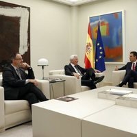 Richard Gere y Pedro Sánchez en La Moncloa