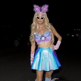 Paris Hilton durante la fiesta de Halloween en Casamigos