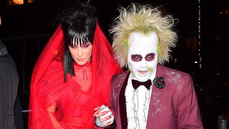 Bella Hadid y The Weeknd en la fiesta de Halloween 2018 de Heidi Klum