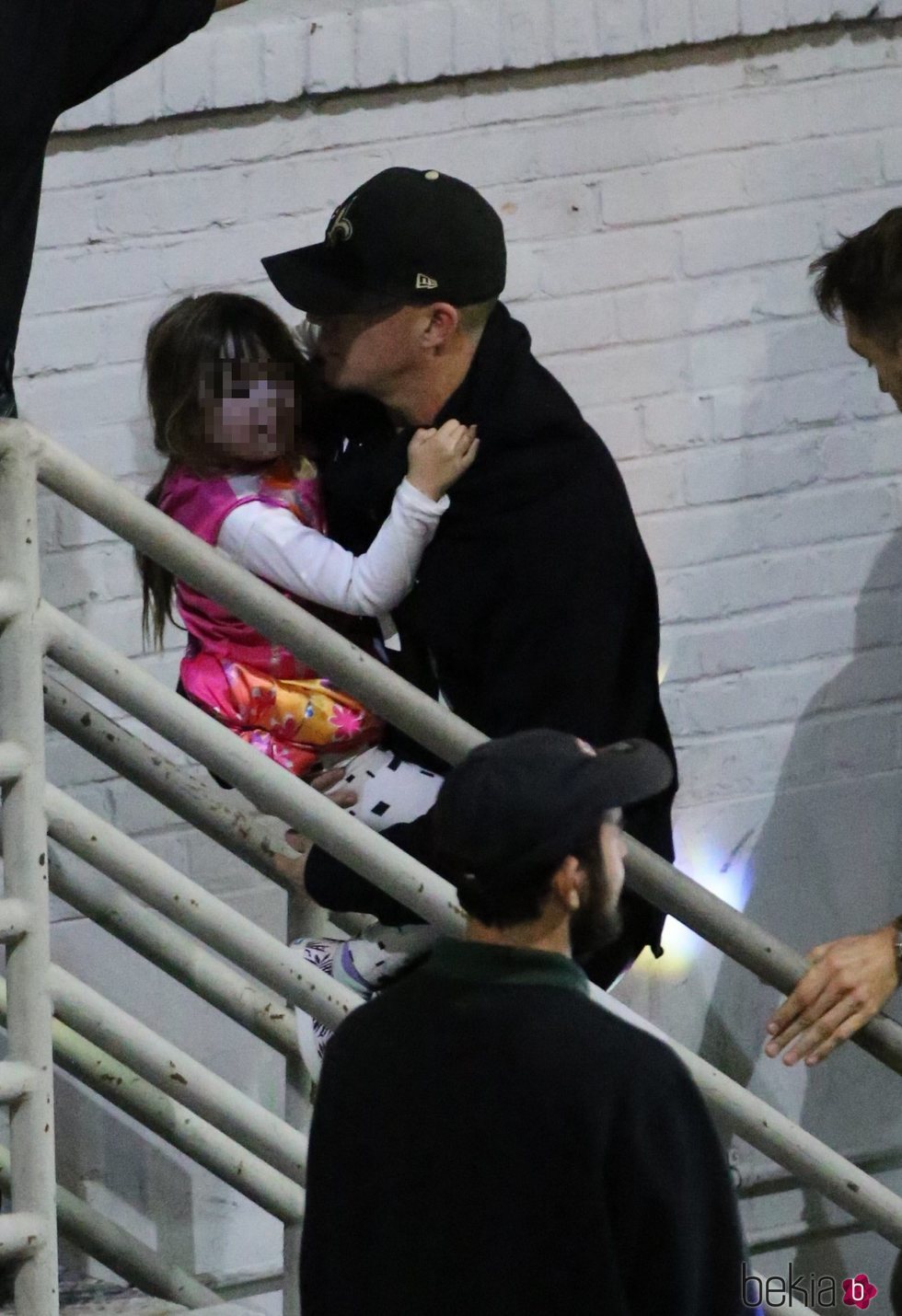 Channing Tatum y su hija a la salida de un concierto de Jessie J