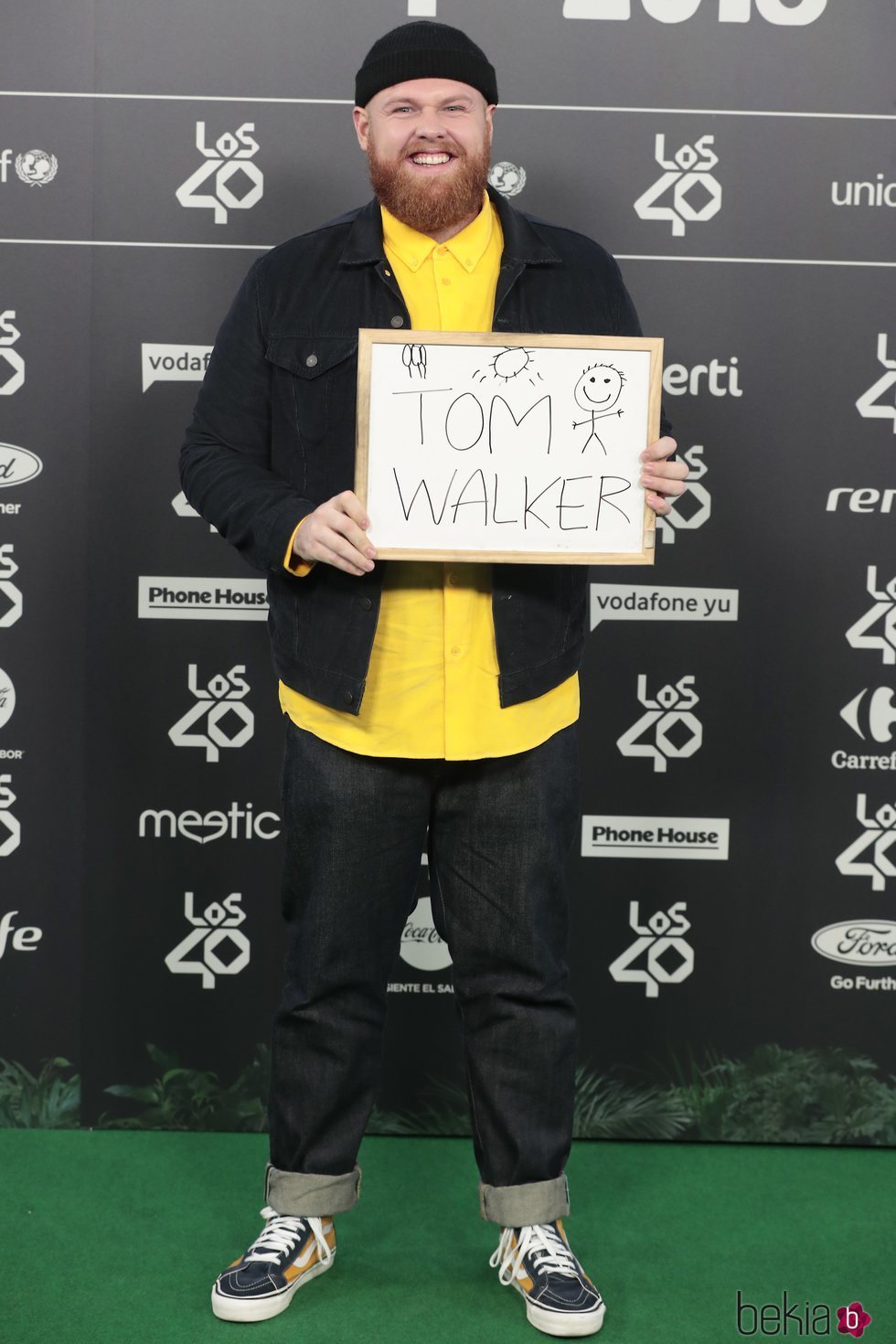 Tom Walker en Los 40 Music Awards 2018
