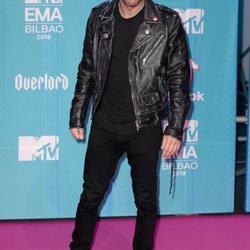 David Guetta en la alfombra de los MTV EMAs 2018 de Bilbao