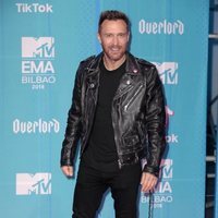 David Guetta en la alfombra de los MTV EMAs 2018 de Bilbao