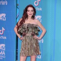 Lindsay Lohan en la alfombra de los MTV EMAs 2018 de Bilbao