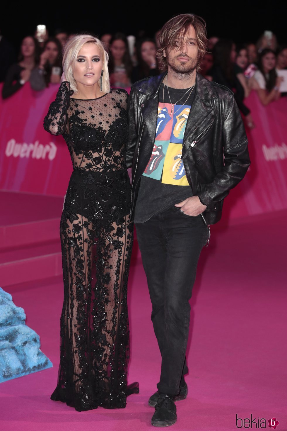 Ana Fernández y Adrián Roma en los MTV EMAs 2018 de Bilbao