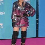 Bebe Rexha en la alfombra de los MTV EMAs 2018 de Bilbao