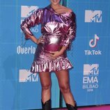 Rita Pereira en la alfombra de los MTV EMAs 2018 de Bilbao