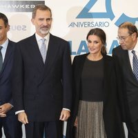 Los Reyes Felipe y Letizia en el XX aniversario de La Razón