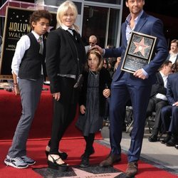 Hugh Jackman y su familia