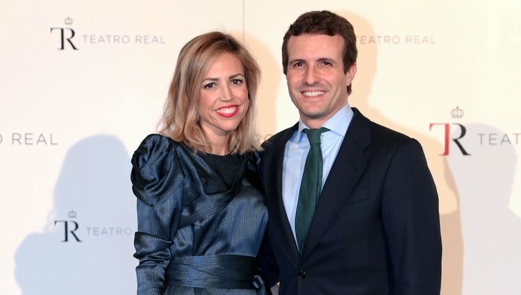 Pablo Casado e Isabel Torres en la Gala Anual Teatro Real 2018