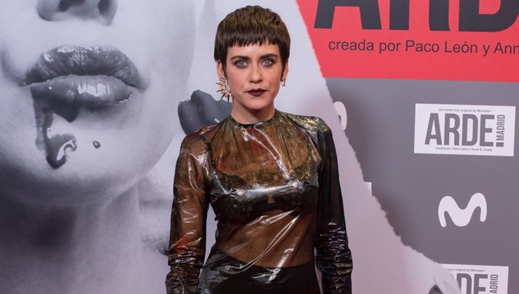 María León en el estreno de 'Arde Madrid'
