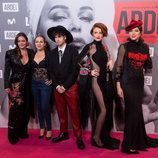 Maria Ordoñez, Cristina Alarcon y Eloi Costa en el estreno de 'Arde Madrid'