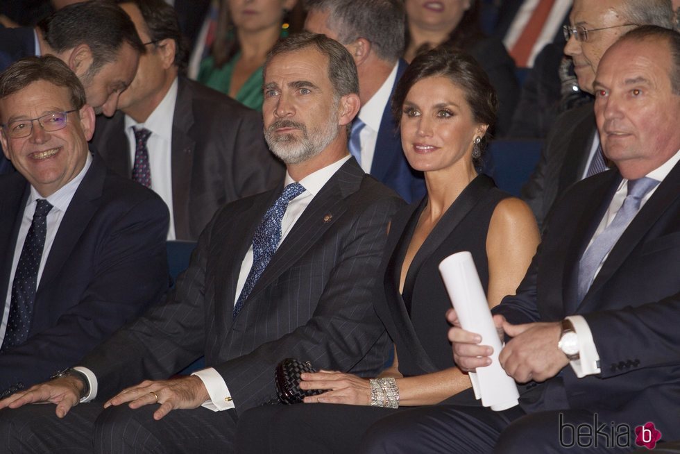 Los Reyes Felipe y Letizia presidiendo la Noche de la Economía Valenciana 2018