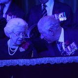 La Reina Isabel y Carlos de Inglaterra durante el Festival of Remembrance 2018