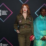Christina Hendricks en la alfombra roja de los People's Choice Awards 2018