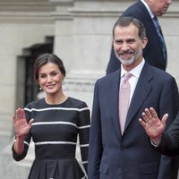Los Reyes Felipe y Letizia, muy sonrientes en su Viaje de Estado a Perú