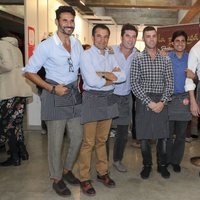 Óscar Higares, Fonsi Nieto, Francisco Rivera, Israel Lancho y Miguel Abellán en el Rastrillo Nuevo Futuro 2018