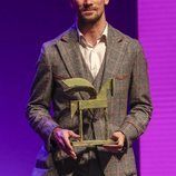 Oriol Pla recogiendo su galardón en los Premios Ondas 2018