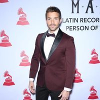Pablo Alborán en la alfombra roja de la gala de Persona del Año de los Grammys Latinos 2018