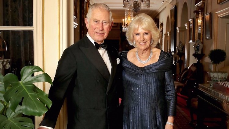 El Príncipe Carlos y Camilla Parker en el 70 cumpleaños del Príncipe de Gales