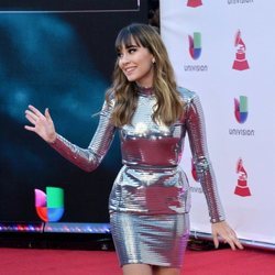 Aitana Ocaña en la alfombra roja de los Grammy Latinos 2018