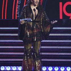 Rosalía en la gala en los Grammy Latinos 2018