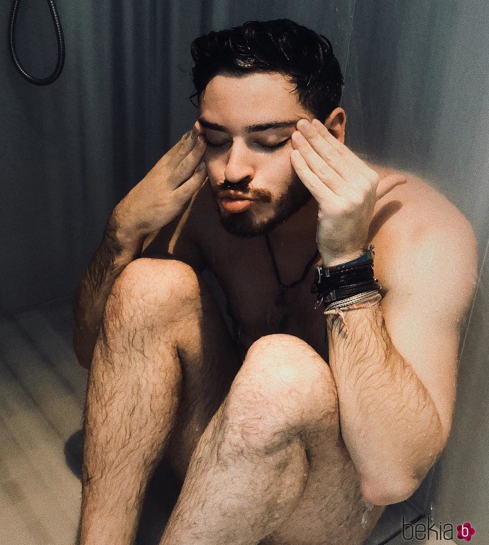 Cepeda desnudo en Instagram imitando a Nerea Rodríguez