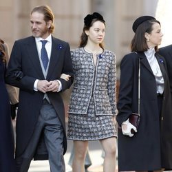 Tatiana Santo Domingo, Andrea Casiraghi, Alexandra de Hannover, Pauline Ducruet y Louis Ducruet en el Día Nacional de Mónaco 2018