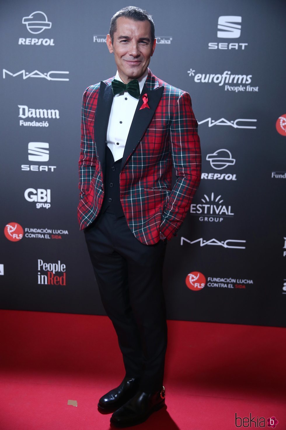 Jesús Vázquez en la gala 'People in red' 2018