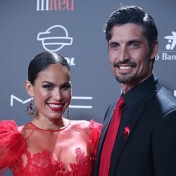 Mireia Canalda y Felipe López en la gala 'People in red' 2018