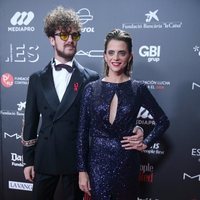 Macarena Gómez y Aldo Comas en la gala 'People in red' 2018