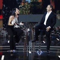 Aurah Ruiz y Jorge Javier Vázquez en la Gala 11 de 'Gran Hermano Vip 6'