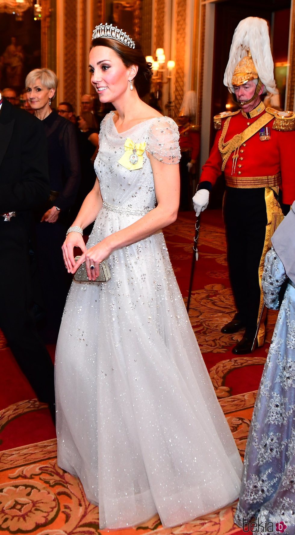 Kate Middleton en la recepción al Cuerpo Diplomático
