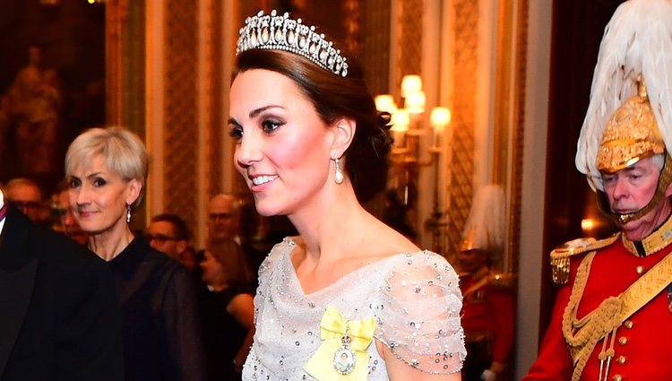Kate Middleton en la recepción al Cuerpo Diplomático